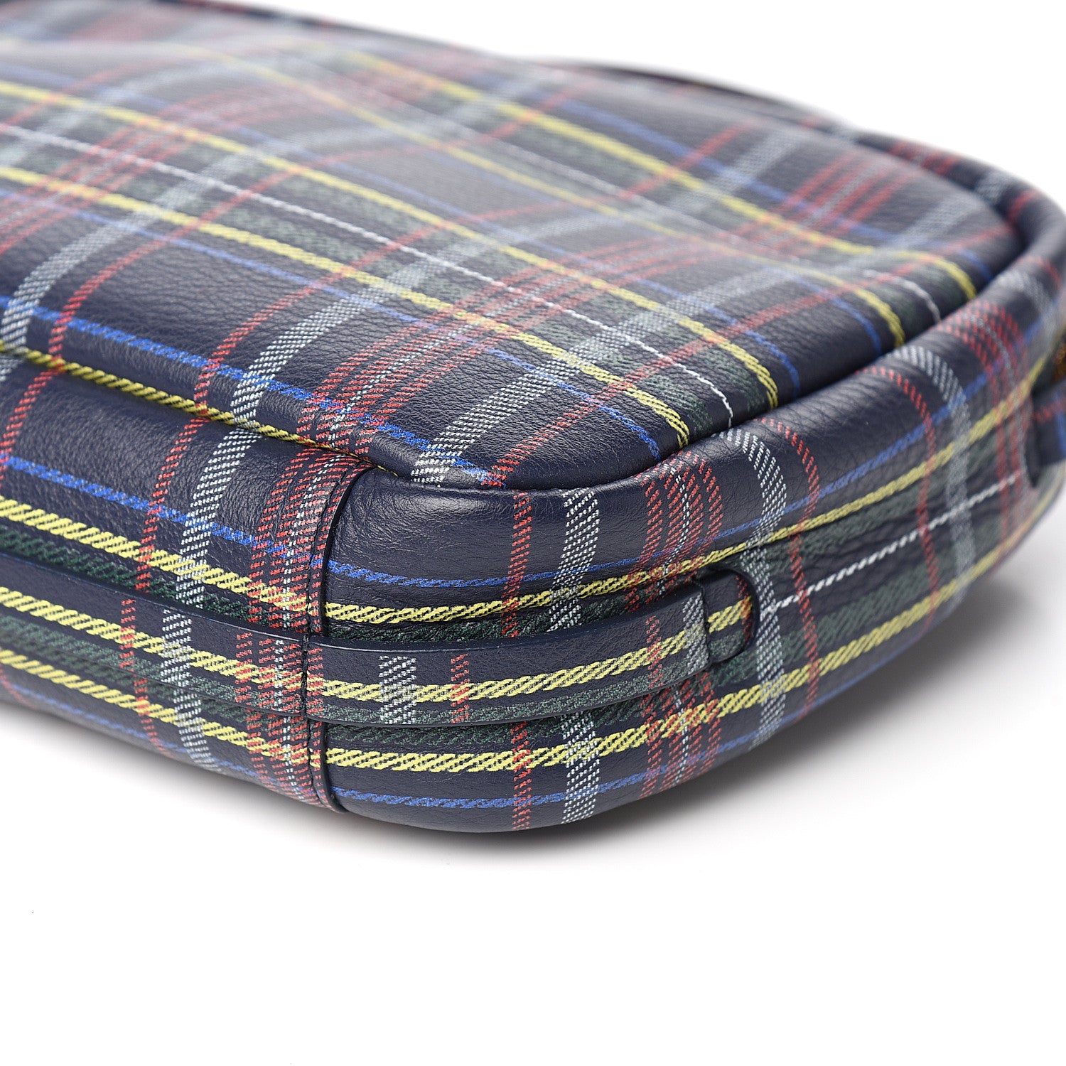 Balenciaga Calfskin Plaid Everyday S Camera Bag Multicolor 8 of 9