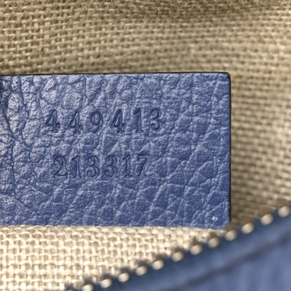 Gucci Monogram Dollar Calfskin Mini Bree Messenger Bag Beige Ebony Caspian 7 of 15