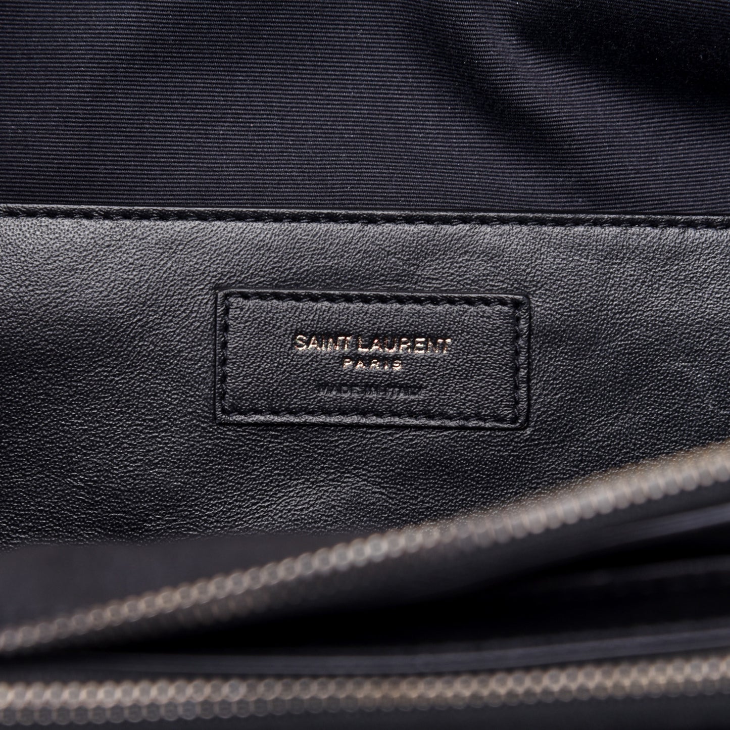 Lambskin Subway Belt Bag Black