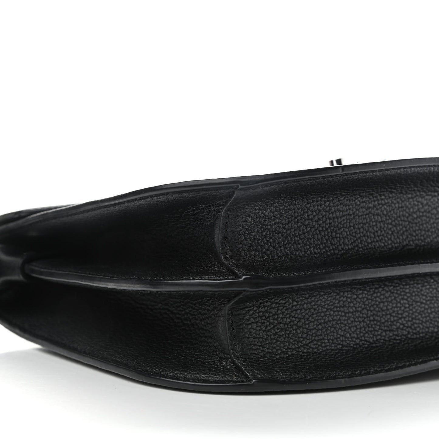 Grained Calfskin Patricia Park Avenue Crossbody Bag Black