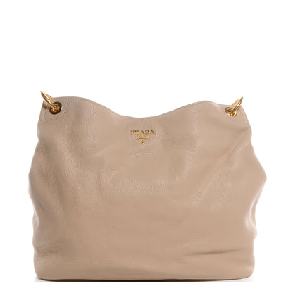 Prada Vitello Daino Hobo Sabbia 1 of 11