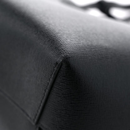 Mansur Gavriel Saffiano Large Shopping Tote Black Flamma 9 of 17