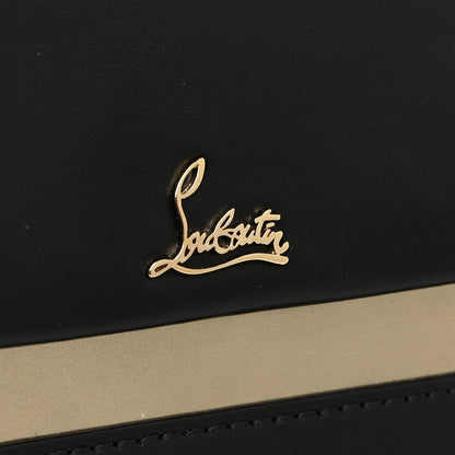 Christian Louboutin Calfskin Loubiblues Paris Clutch Bag Black Multi 15 of 19