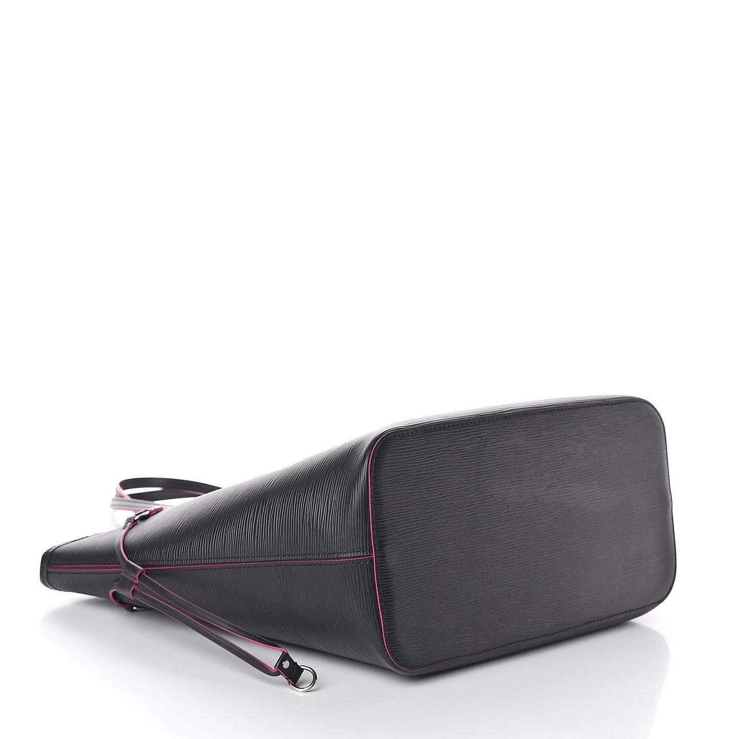 Epi Neverfull MM Black Hot Pink