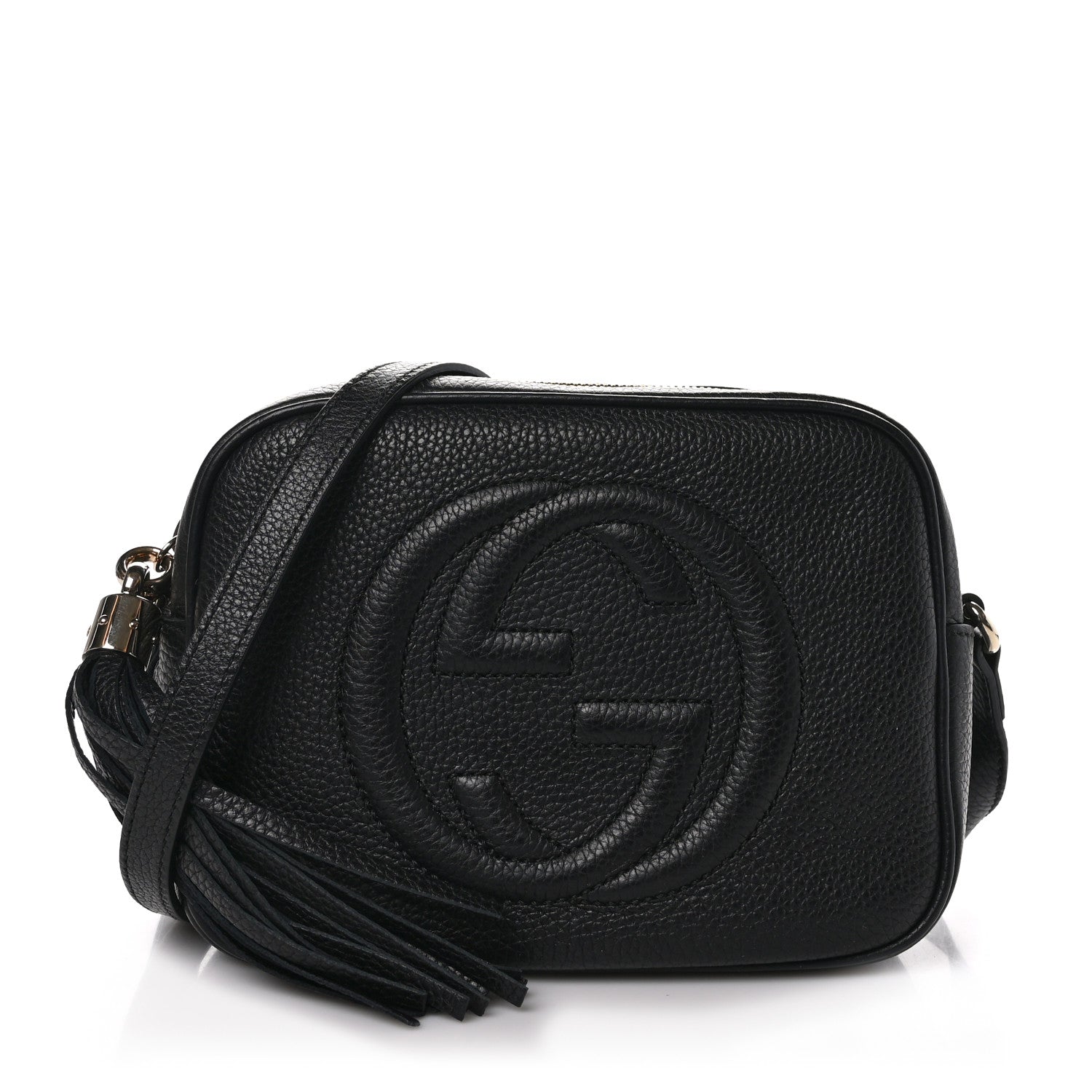 Gucci Pebbled Calfskin Small Soho Disco Bag Black 1 of 9