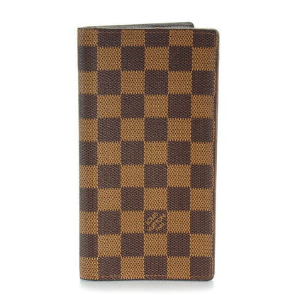 Louis Vuitton Damier Ebene Porte-Cartes Credit Yen Checkbook Wallet 1 of 7