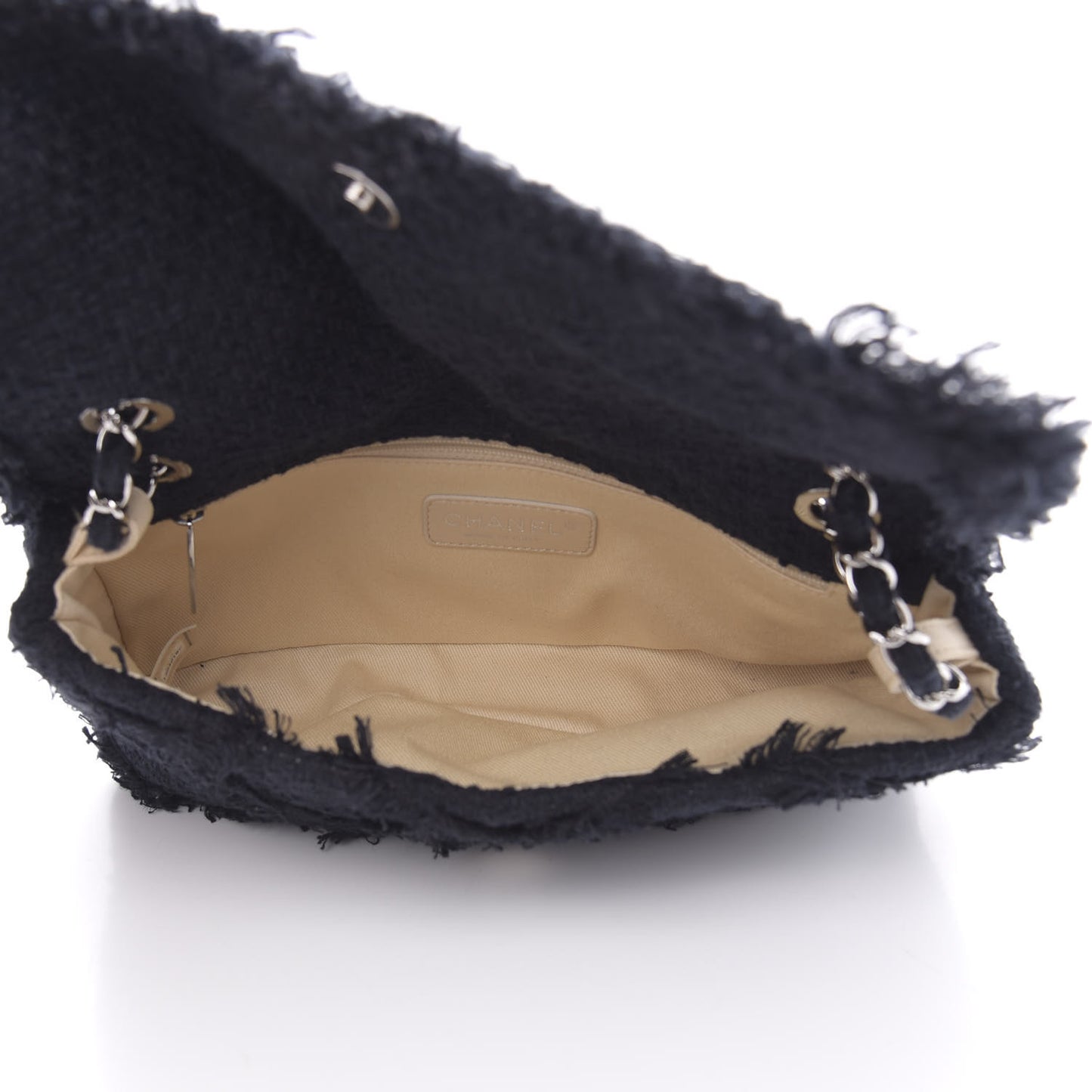 Tweed Small Nature Flap Black