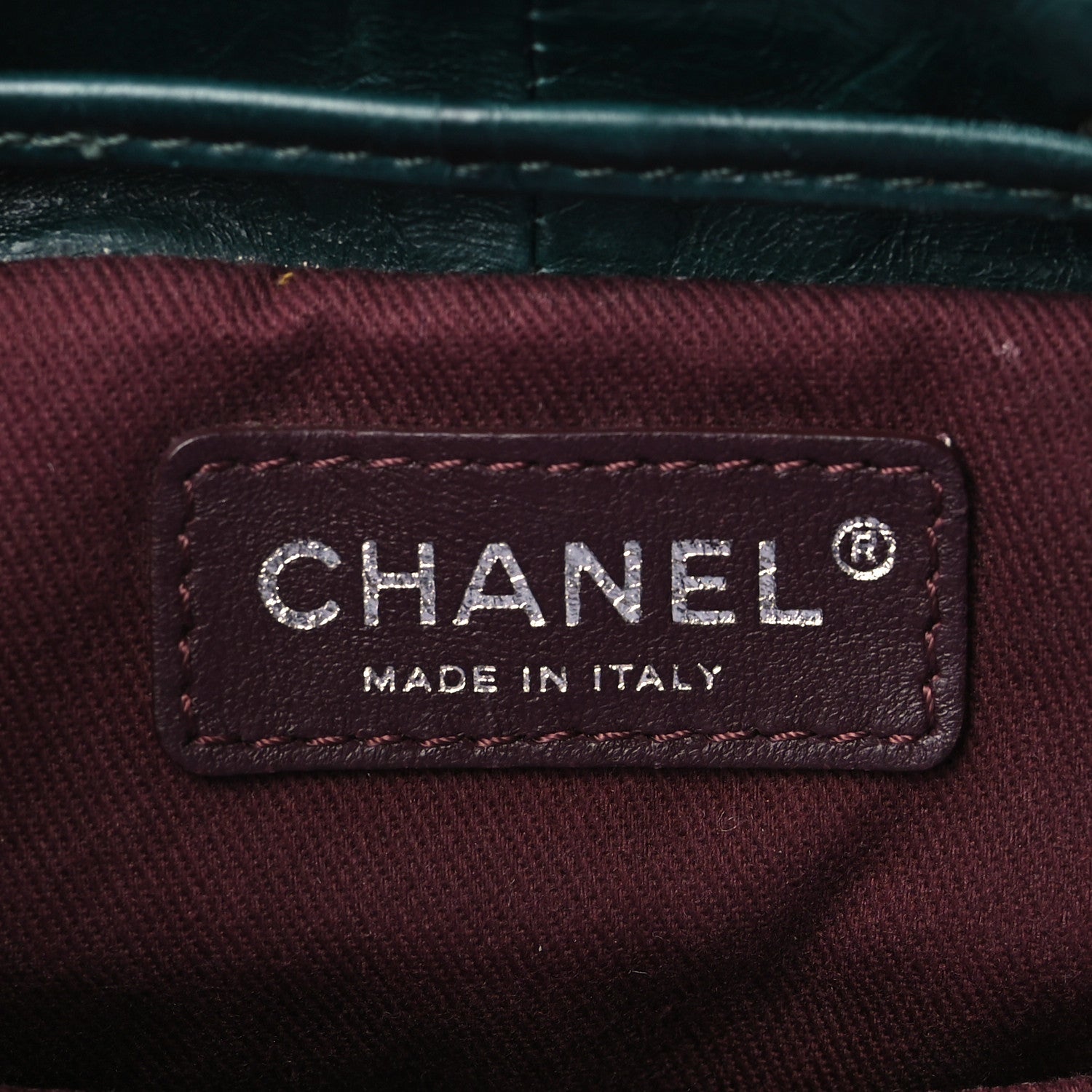 Chanel Glazed Calfskin Quilted Small Salzburg Mountain Backpack Dark Green 5 of 8