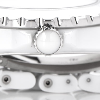 Chanel Stainless Steel Ceramic 38mm J12 Automatic Watch White 5 of 7