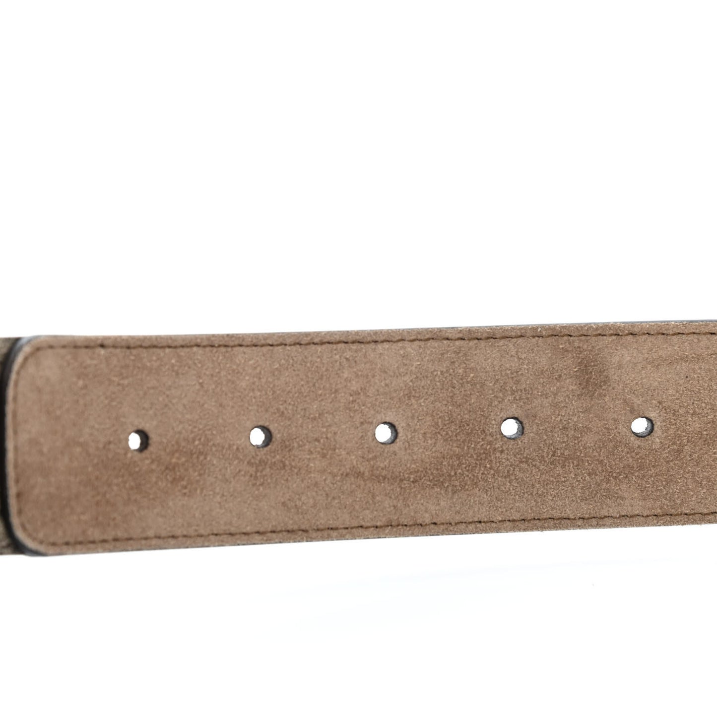 GG Supreme Monogram Suede Dionysus 40mm Belt 95 38 Beige Taupe