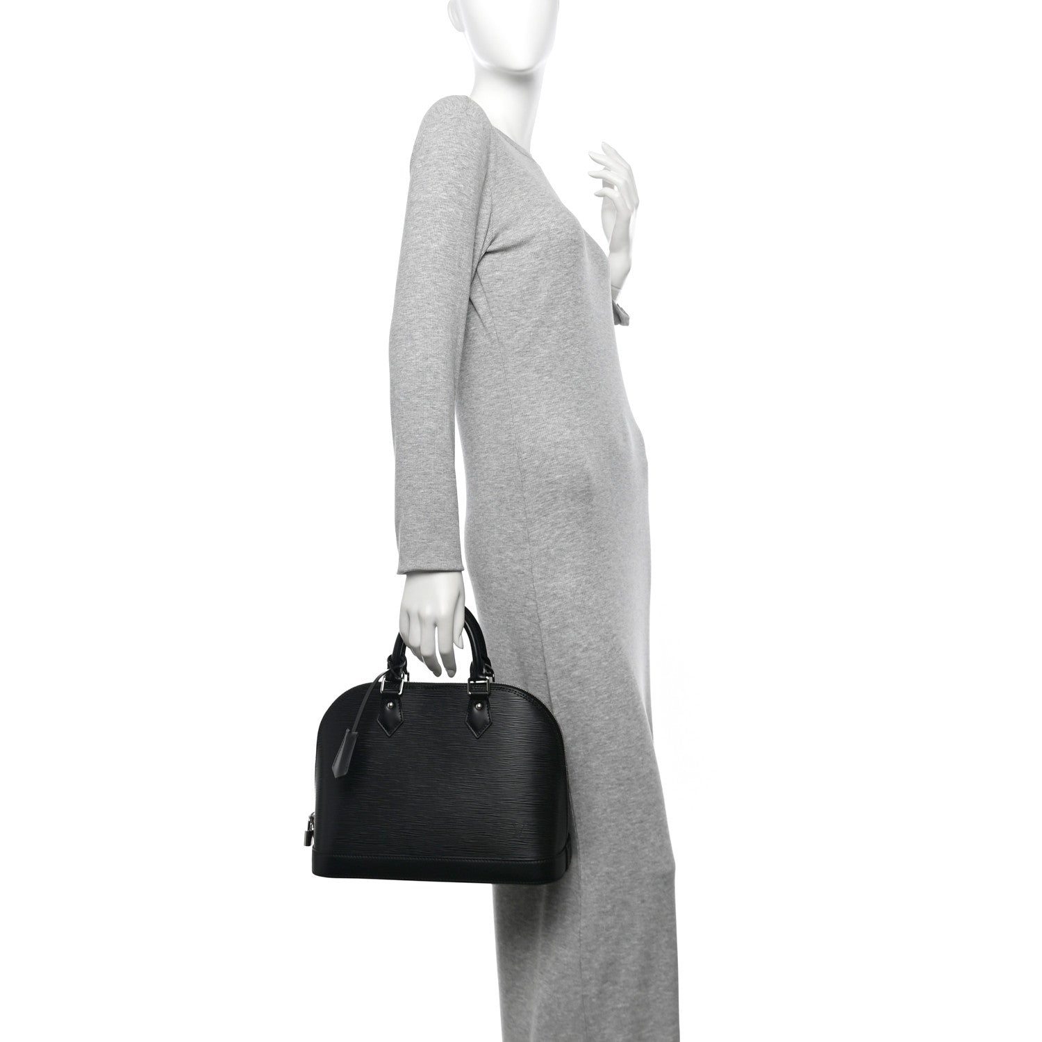 Louis Vuitton Epi Alma PM Black 2 of 10