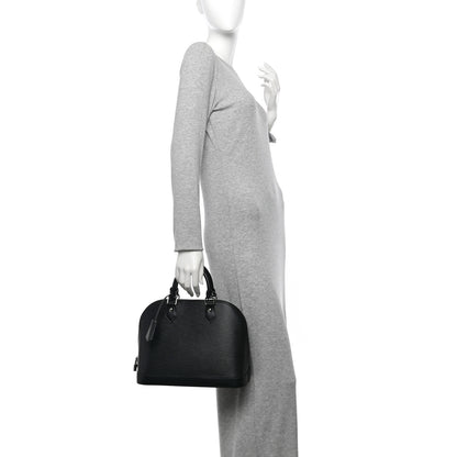 Louis Vuitton Epi Alma PM Black 2 of 10