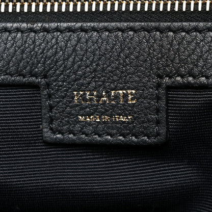 Khaite Smooth Calfskin Medium Amelia East West Tote Black 6 of 9