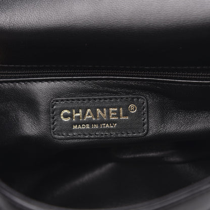 Chanel Lambskin Quilted Small Easy Carry Flap Black 6 of 12