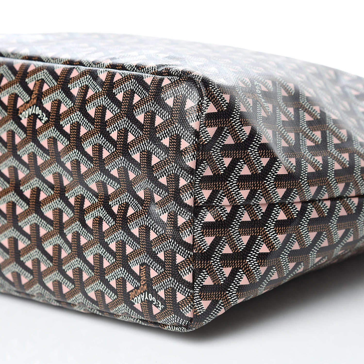 Goyard Goyardine Saint Louis Claire Voie PM Black Pink 9 of 11