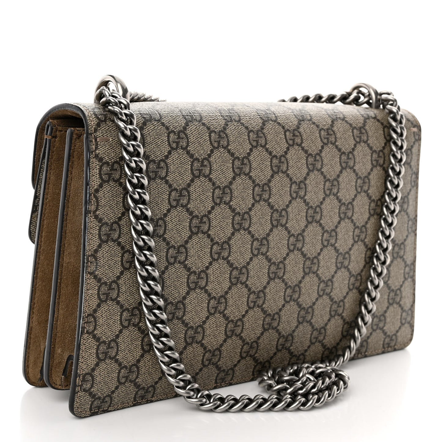 GG Supreme Monogram Small Dionysus Shoulder Bag Taupe