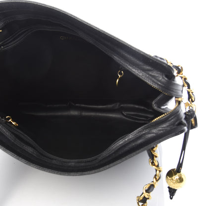 Chanel Caviar CC Shoulder Bag Black 5 of 13