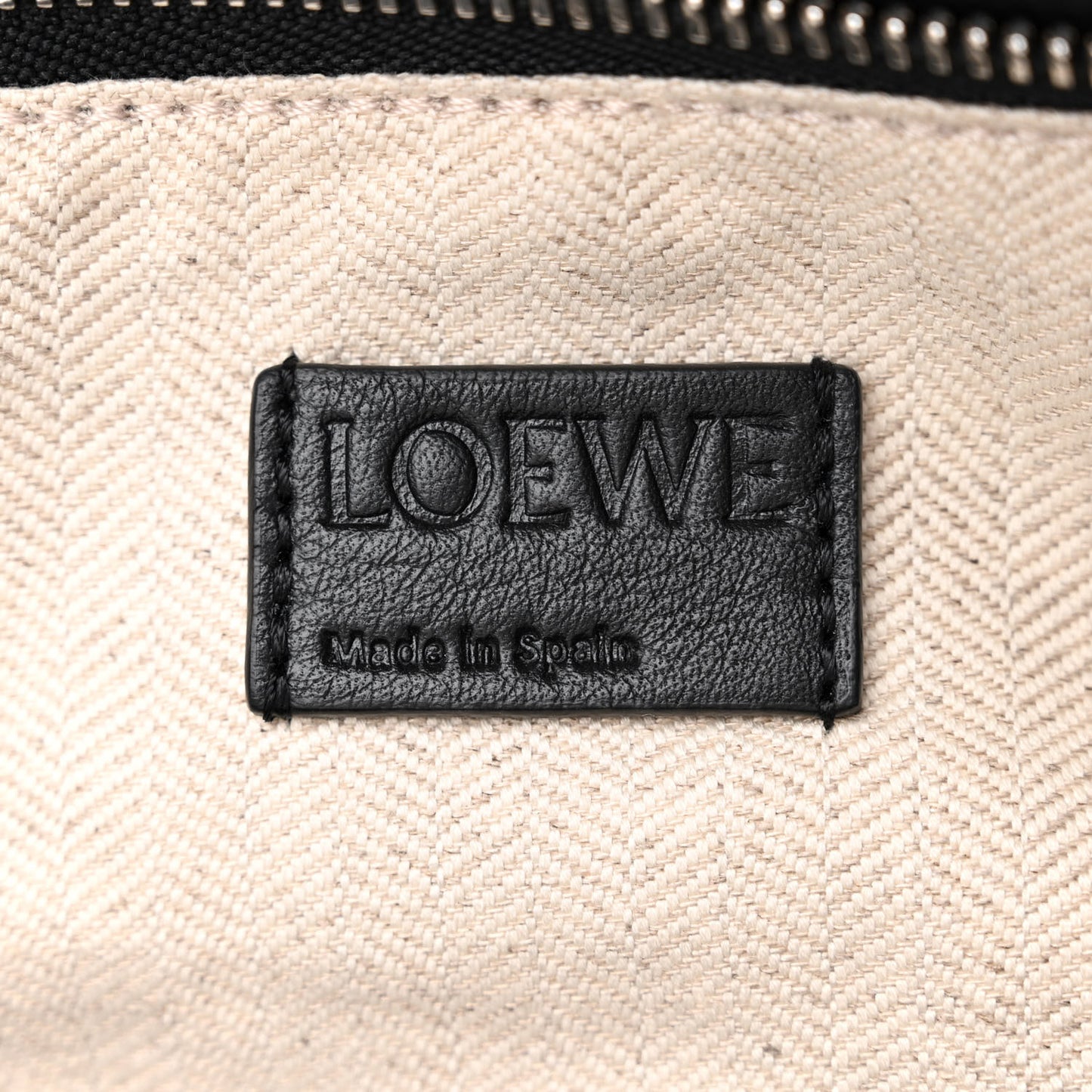 Calfskin Medium Puzzle Bag Black