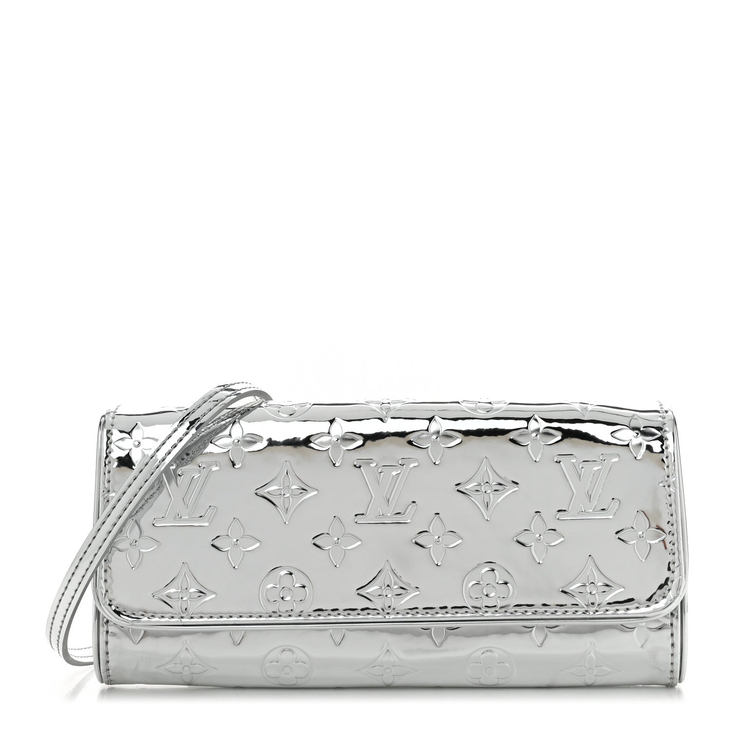 Louis Vuitton Monogram Miroir Pochette Twin Silver 1 of 9