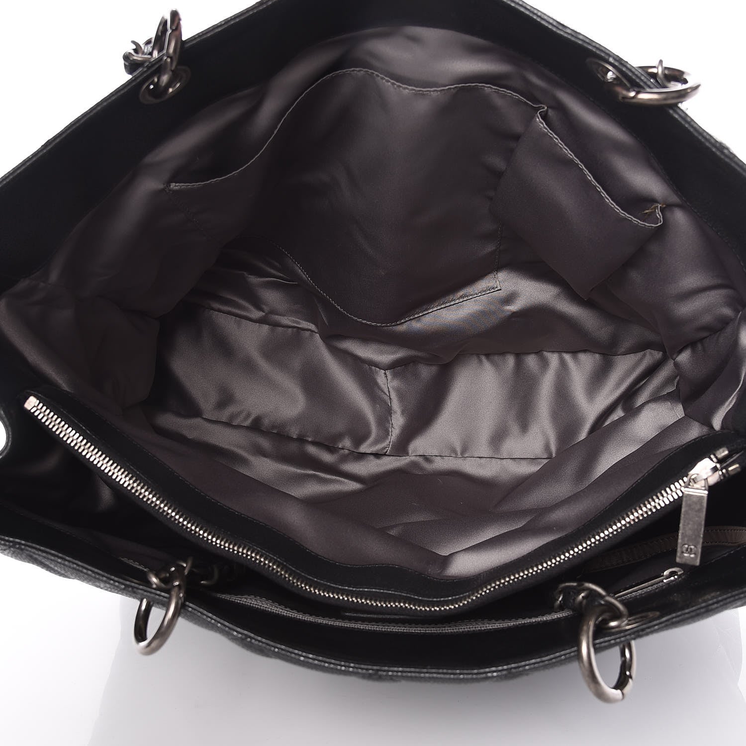 Chanel Caviar Quilted XL Grand Shopping Tote GST Black 5 of 20