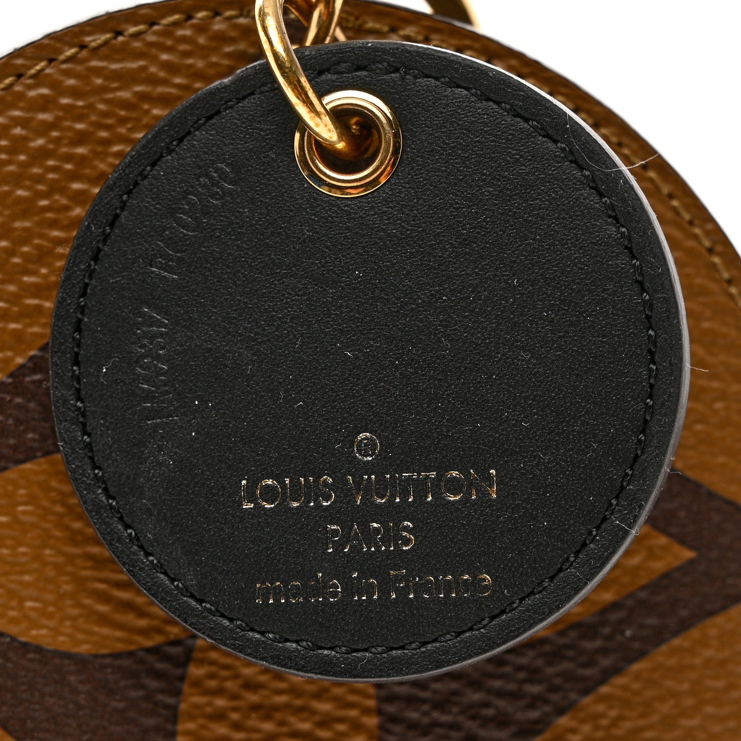 Monogram Reverse Key Holder Bag Charm