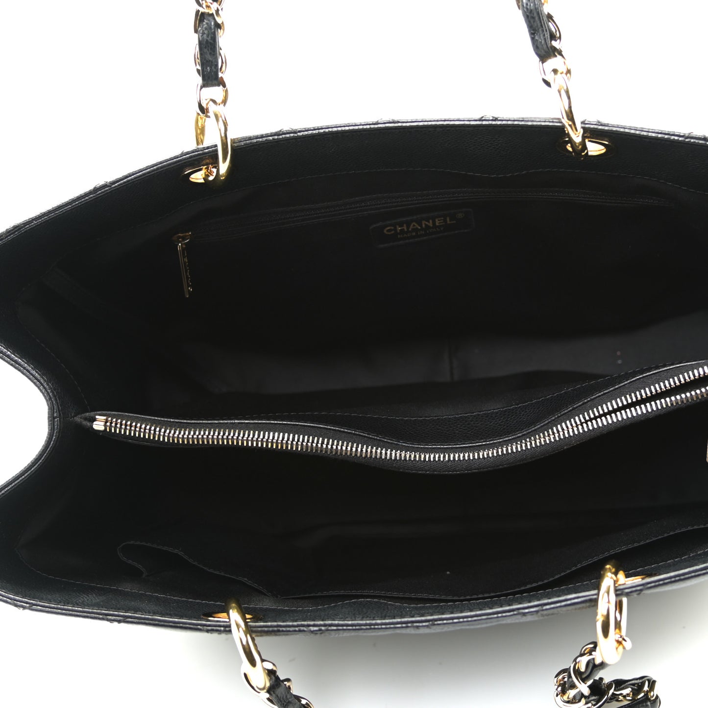Caviar Quilted XL Grand Shopping Tote GST Black