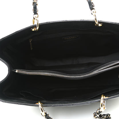 Chanel Caviar Quilted XL Grand Shopping Tote GST Black 7 of 7