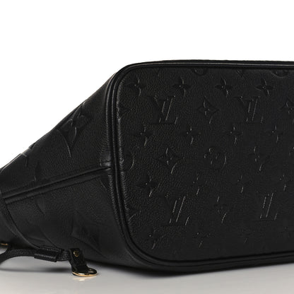 Louis Vuitton Empreinte Monogram Giant Neverfull MM Black 8 of 9