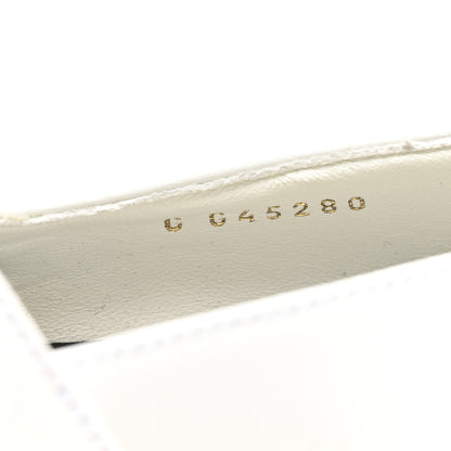 Chanel Calfskin Patent Mary Janes Flats 38.5 White Black 8 of 8