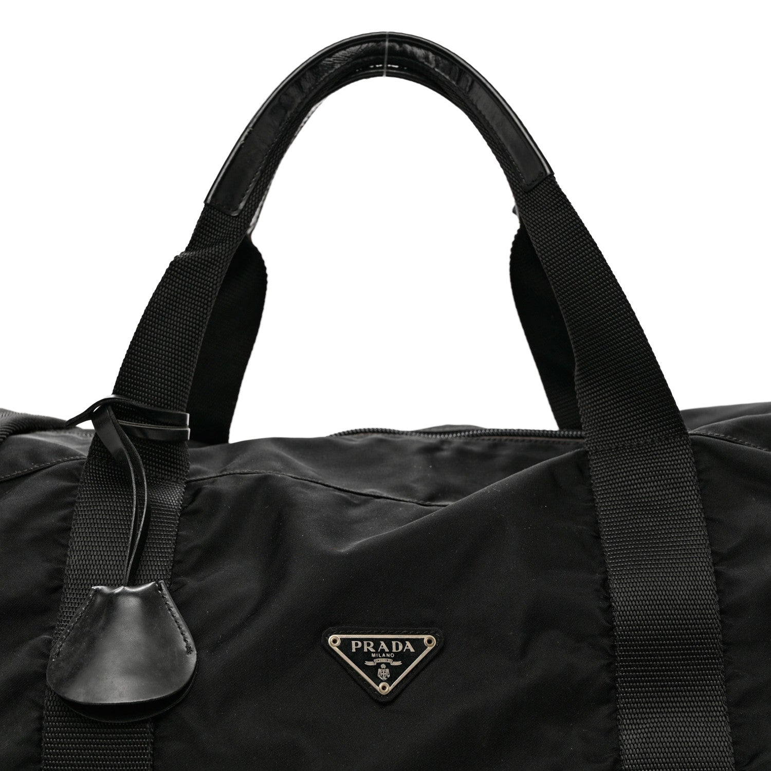 Prada Tessuto Nylon Duffle Black 6 of 11