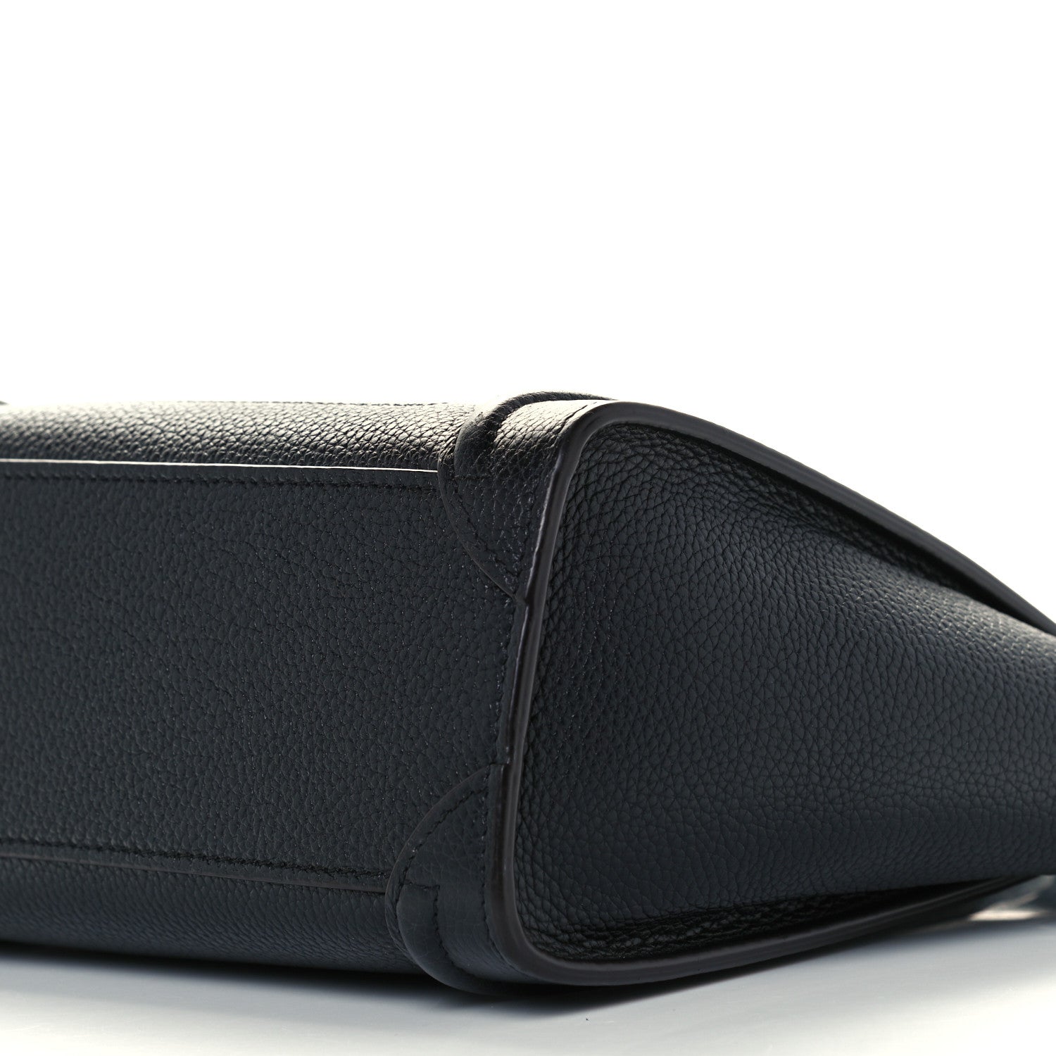 Celine Drummed Calfskin Nano Luggage Black 10 of 10