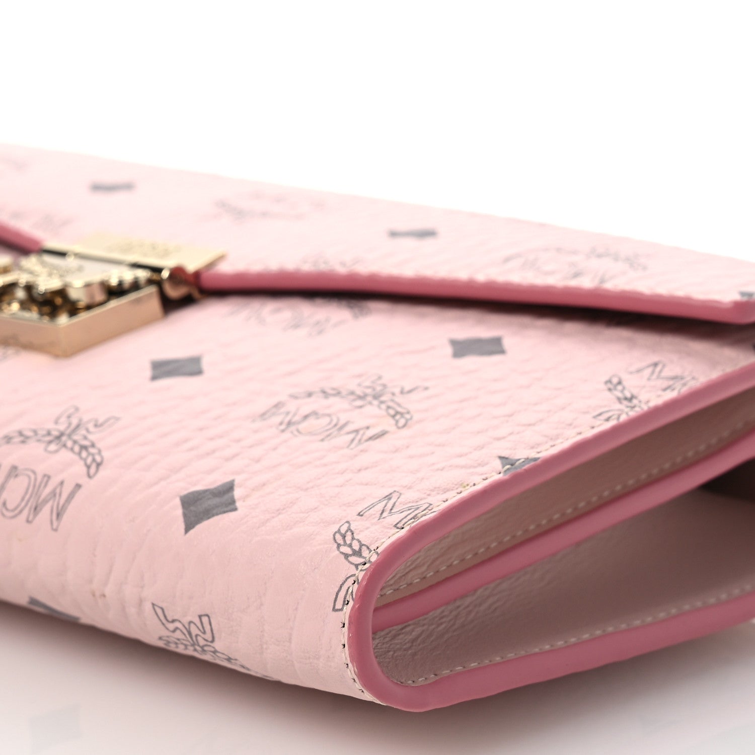 MCM Visetos Medium Patricia Wallet On Chain Soft Pink 11 of 11