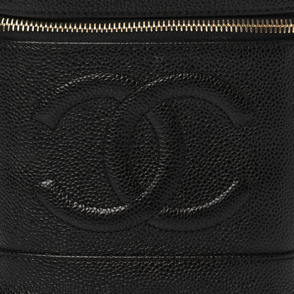 Chanel Caviar Vanity Cosmetic Case Black 8 of 13