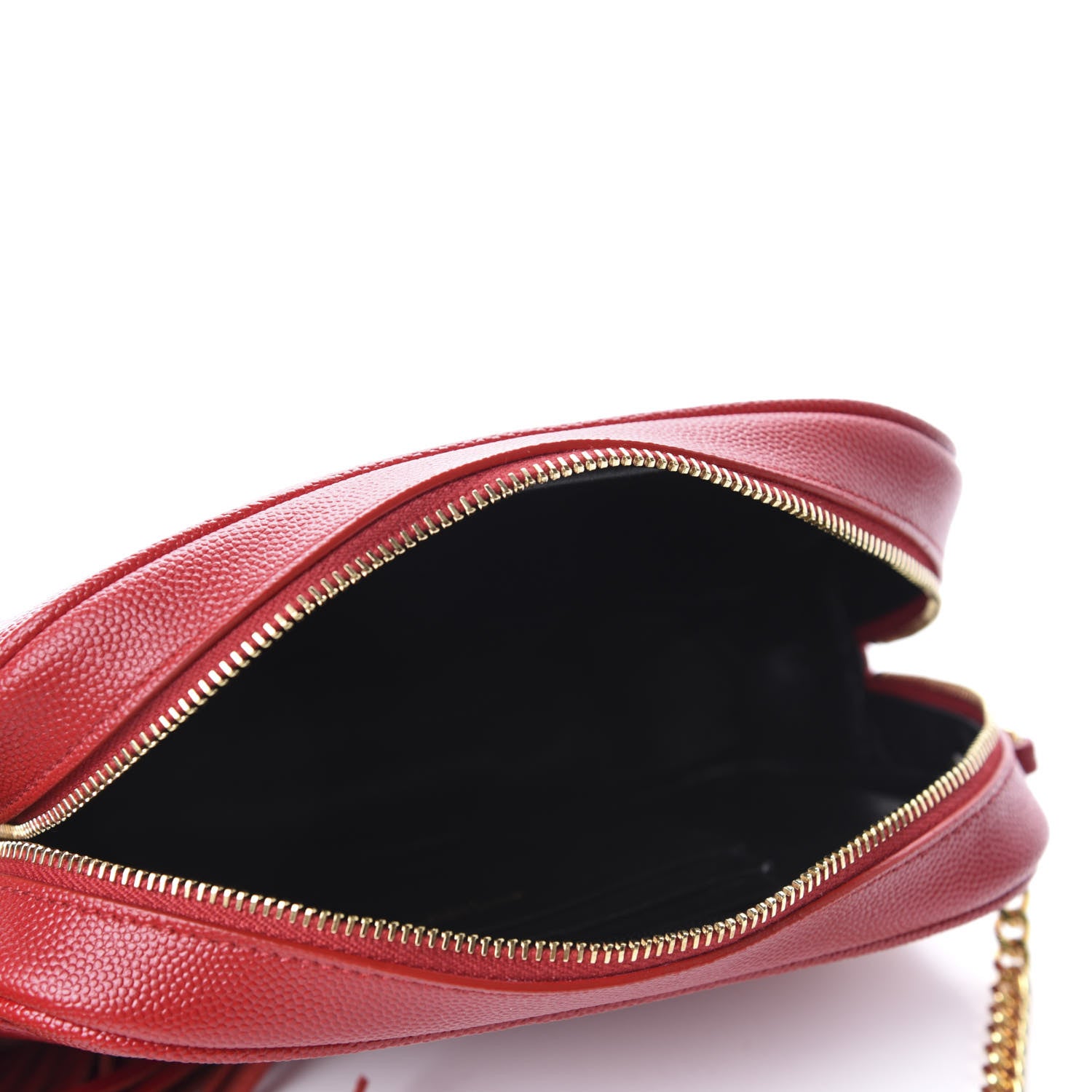 Saint Laurent Grain De Poudre Matelasse Monogram Mini Lou Camera Bag Eros Red 5 of 10