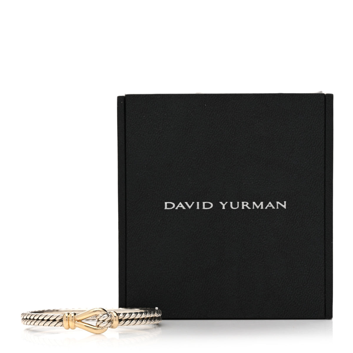 Sterling Silver 18K Yellow Gold 11mm Thoroughbred Loop Bracelet
