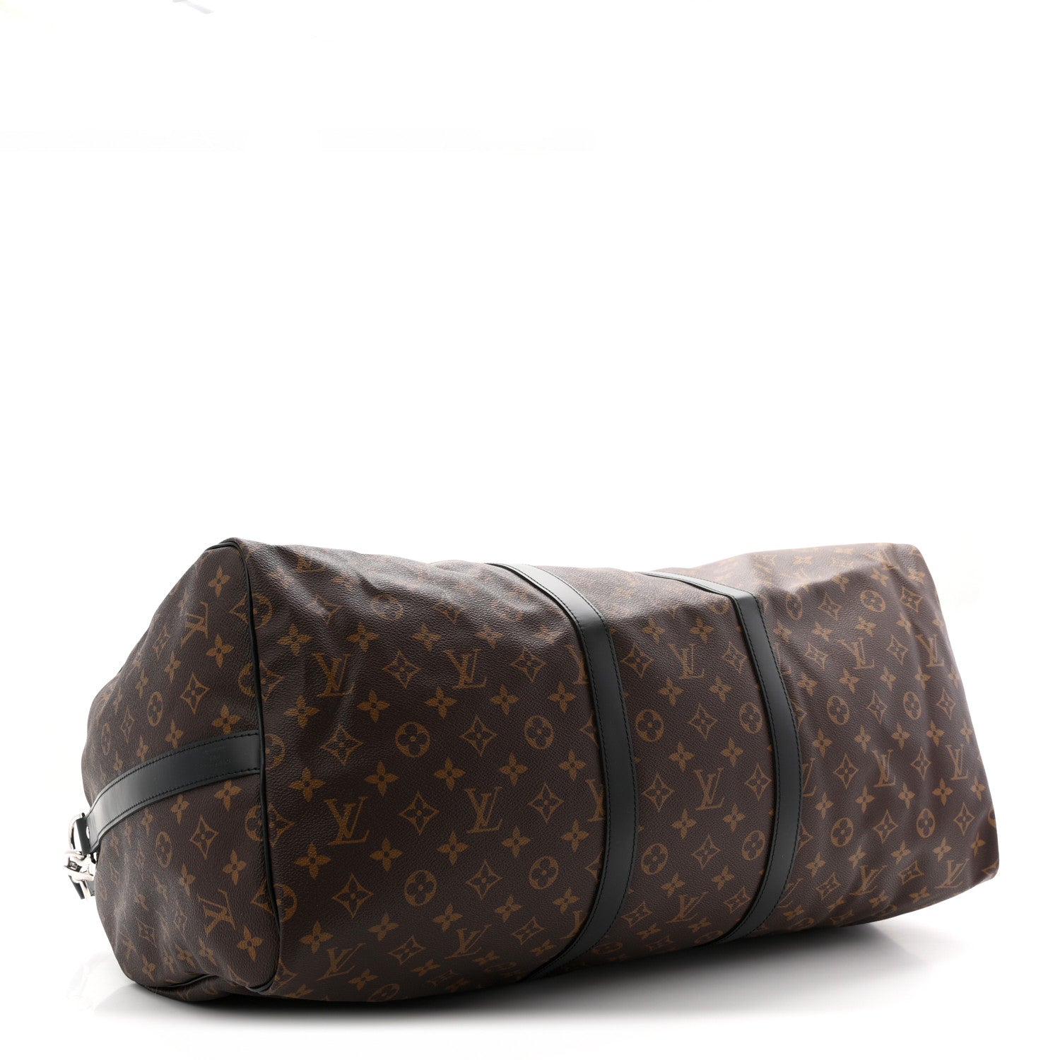 Louis Vuitton Monogram Macassar Keepall Bandouliere 55 3 of 11