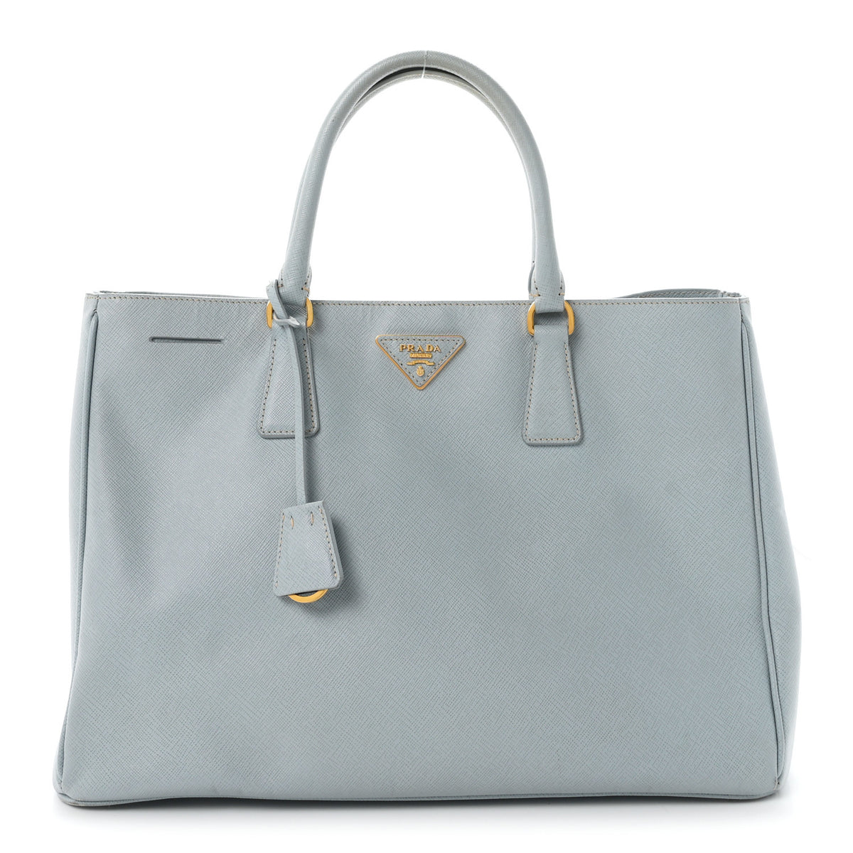 Prada Saffiano Lux Large Tote Lago 1 of 12