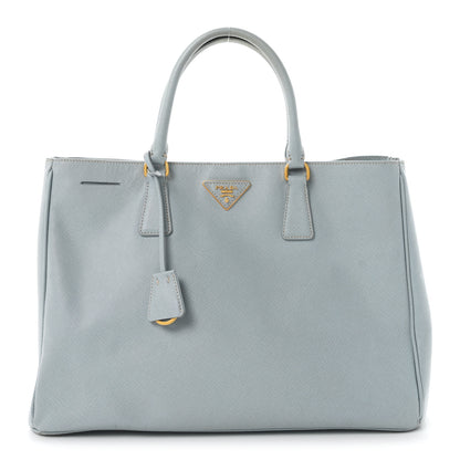 Prada Saffiano Lux Large Tote Lago 1 of 12
