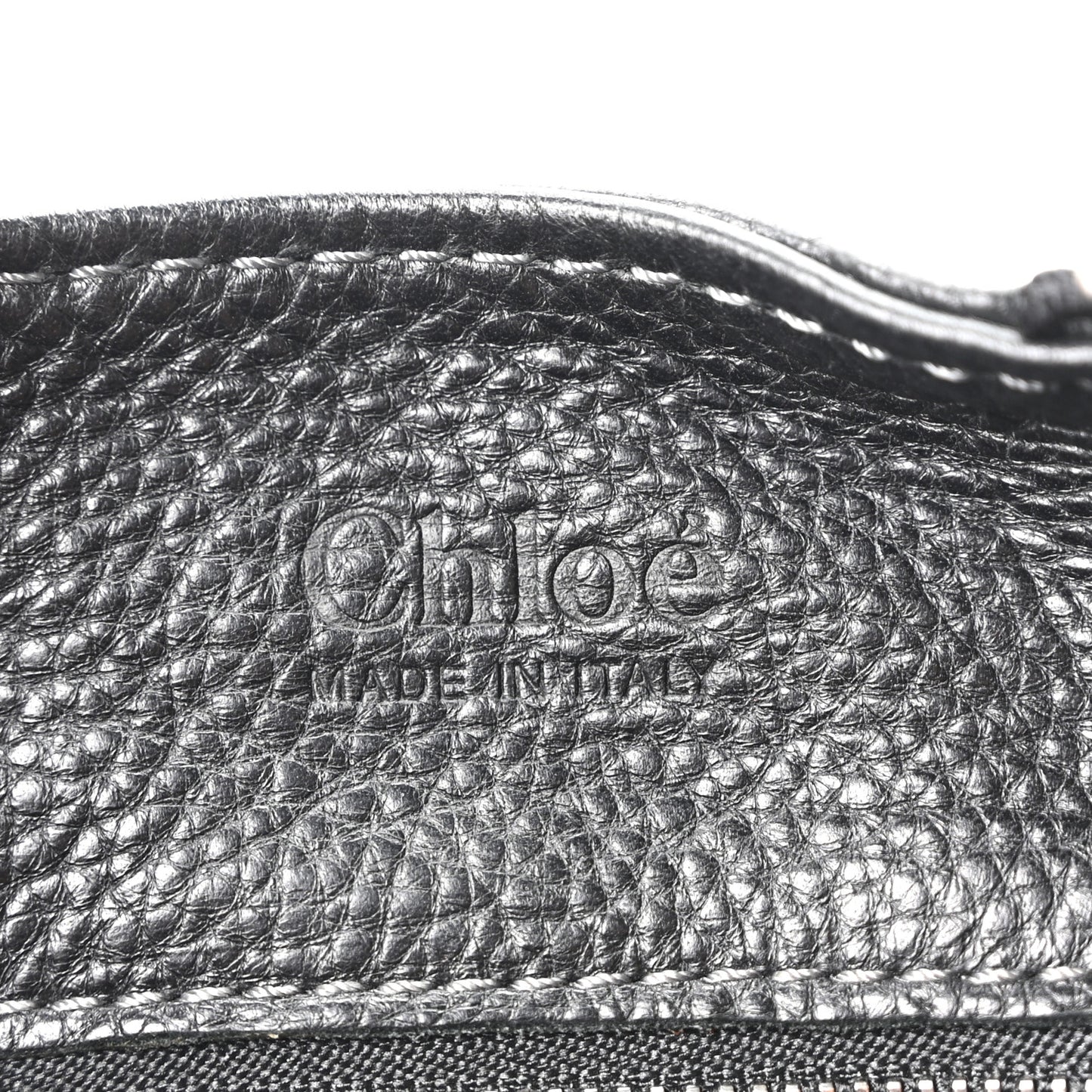 Grained Calfskin Paddington Tote Black