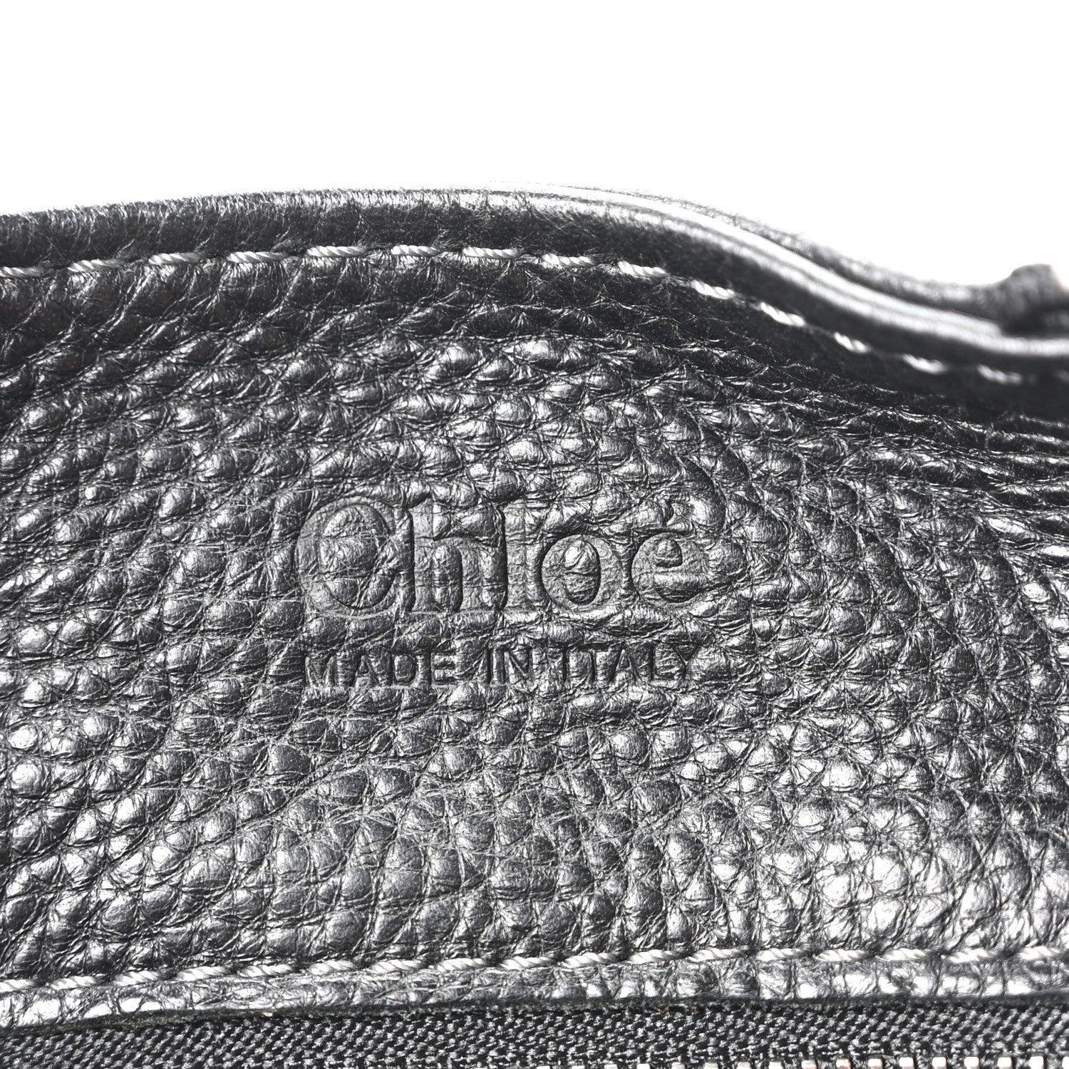Chloe Grained Calfskin Paddington Tote Black 6 of 10