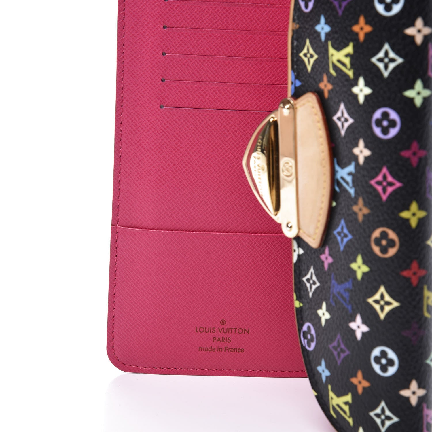 Louis Vuitton Monogram Multicolor Eugenie Wallet Black Grenade 7 of 11