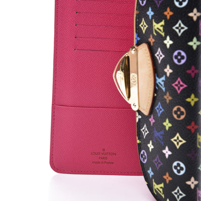 Louis Vuitton Monogram Multicolor Eugenie Wallet Black Grenade 7 of 11