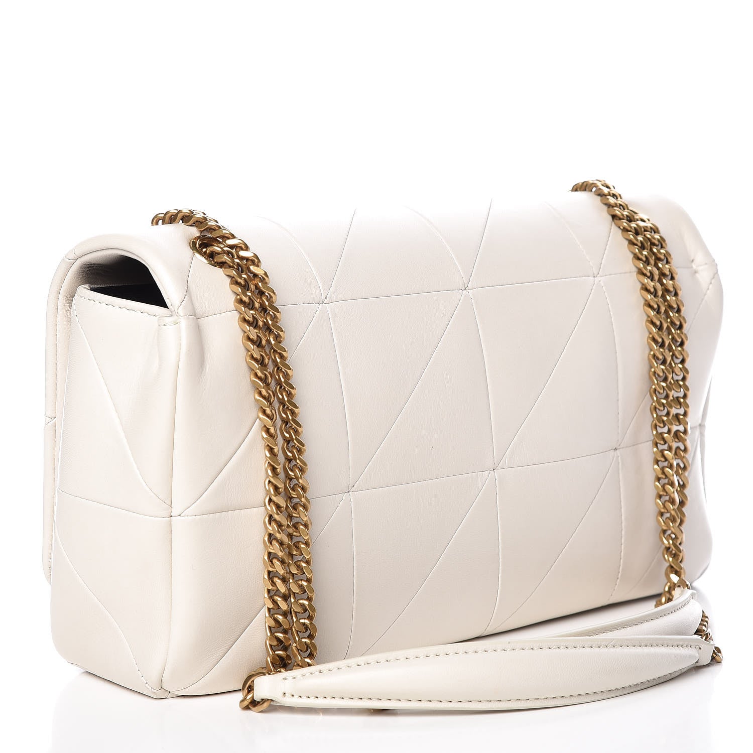 Saint Laurent Lambskin Patchwork Monogram Medium Jamie Crema 3 of 11