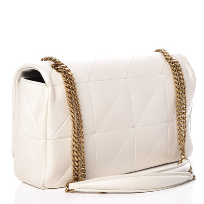 Saint Laurent Lambskin Patchwork Monogram Medium Jamie Crema 3 of 11
