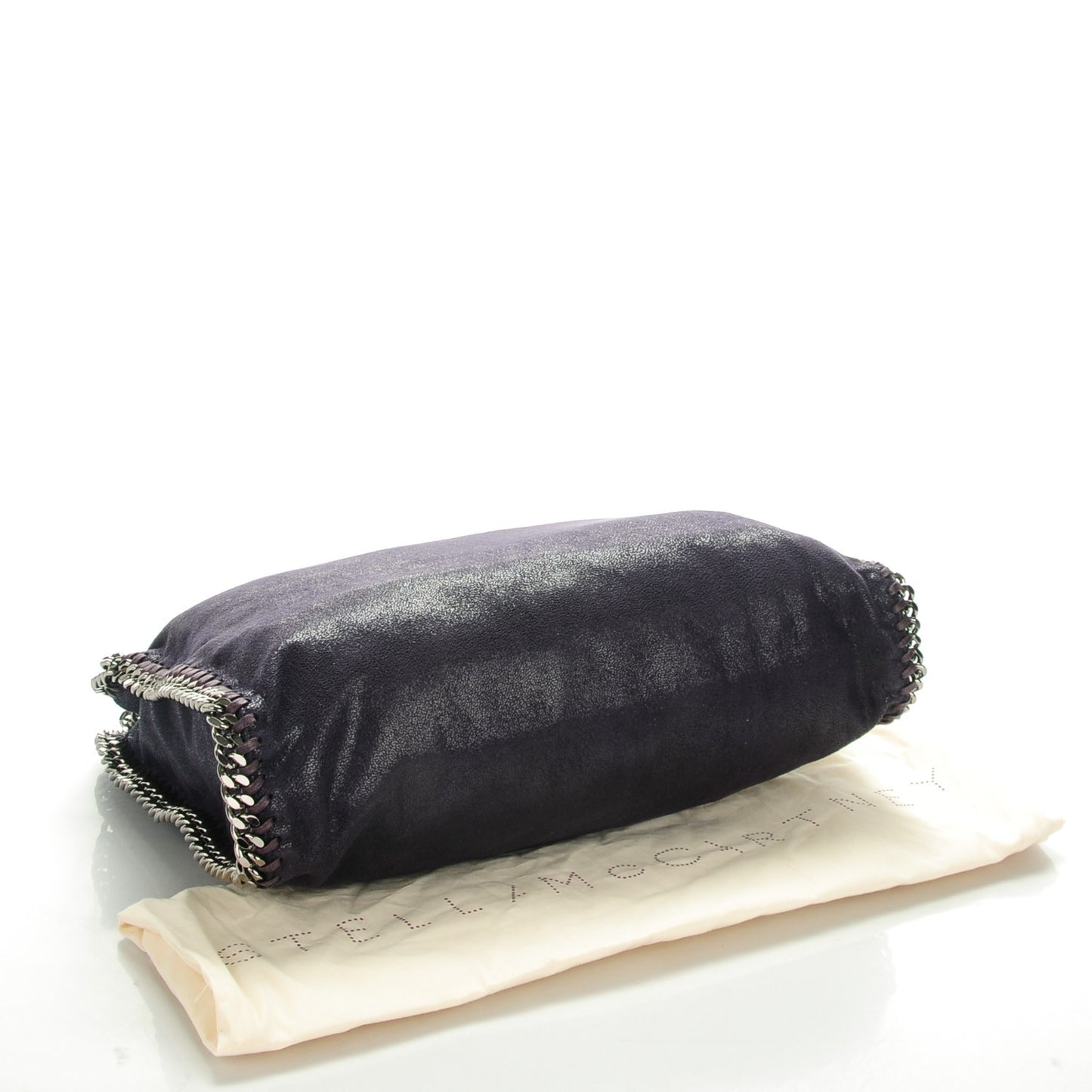 Shaggy Deer Falabella Fold Over Tote Purple