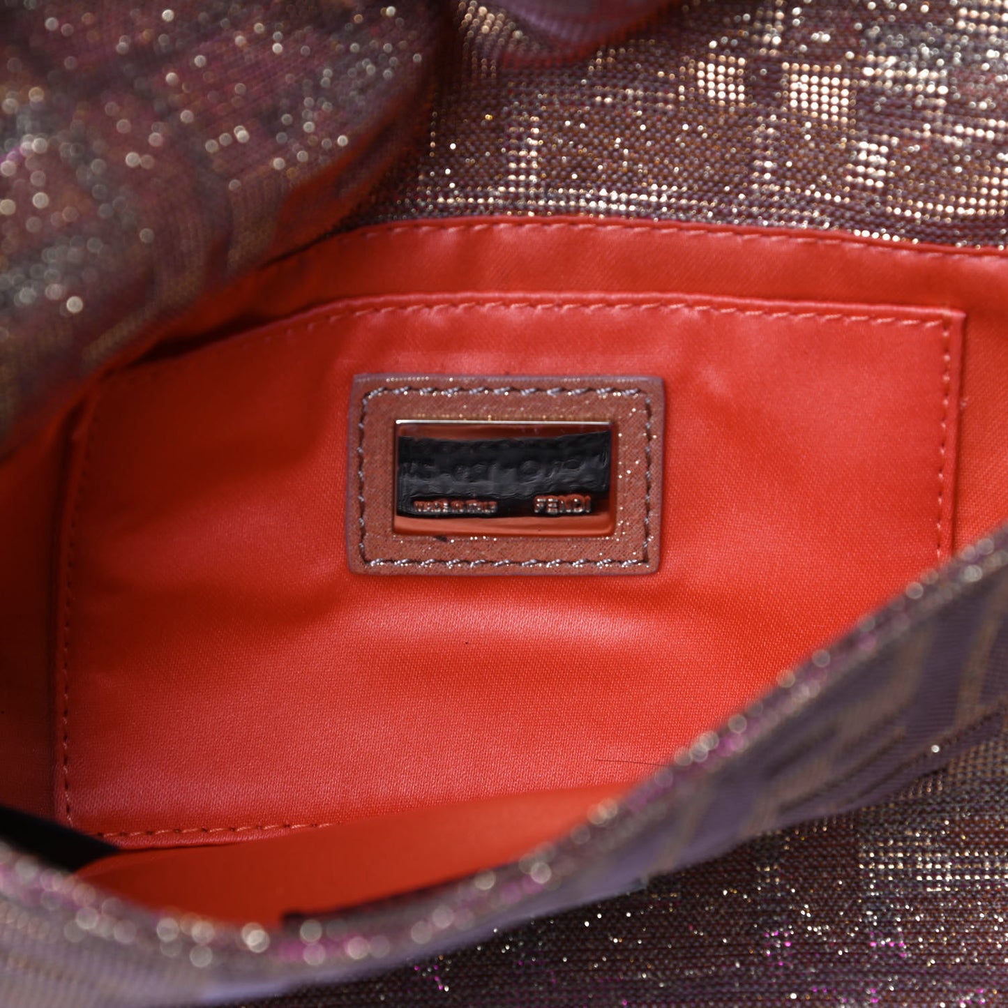 Metallic Lurex Zucca Mia Pochette Arancio