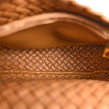 Bottega Veneta Nappa Intreccio Padded Small Cobble Shoulder Bag Caramel 5 of 13