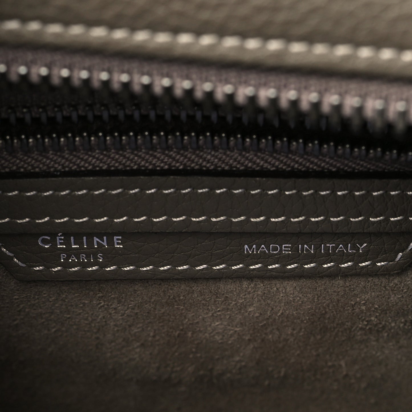 Drummed Calfskin Micro Luggage Souris