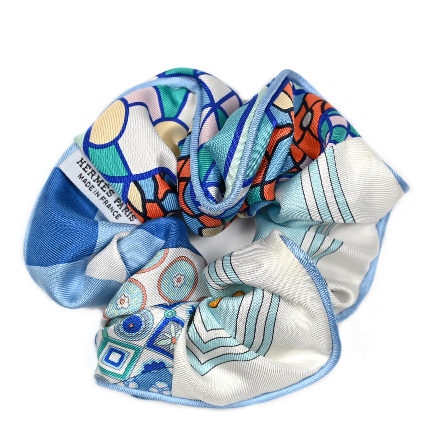Silk Patchwork Claudia Scrunchie Multicolore