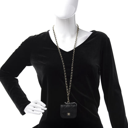 Chanel Caviar Quilted Airpods Pro Case Black 2 of 9